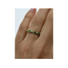 925 Sterling Silver Emeralds Ring Size 7