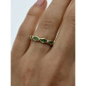 925 Sterling Silver Emeralds Ring Size 7