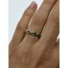 925 Sterling Silver Emeralds Ring Size 7