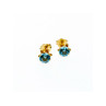 14K YELLOW GOLD TOPAZ EARRINGS