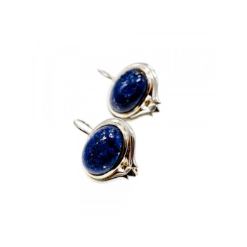 925 Sterling Silver Sodalite Earrings