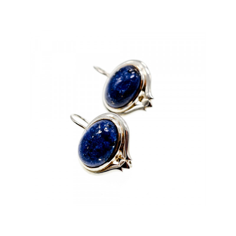 925 Sterling Silver Sodalite Earrings