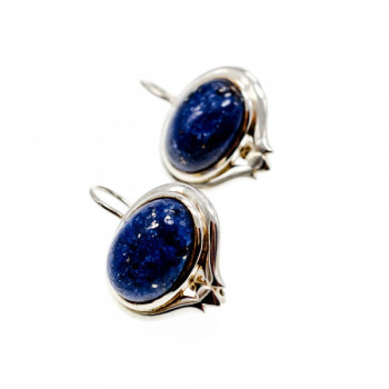 925 Sterling Silver Sodalite Earrings