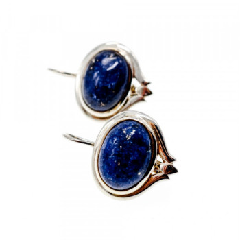925 Sterling Silver Sodalite Earrings