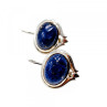 925 Sterling Silver Sodalite Earrings