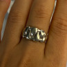 Unique Design 925 Sterling Silver Ring Size 8.5