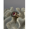 Seta 925 Sterling Silver Gold Plated Spinel Ring Size 10