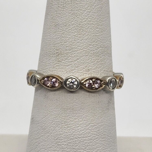925 Sterling Silver CZ Ring Size 7