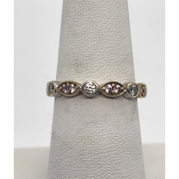 925 Sterling Silver CZ Ring Size 7