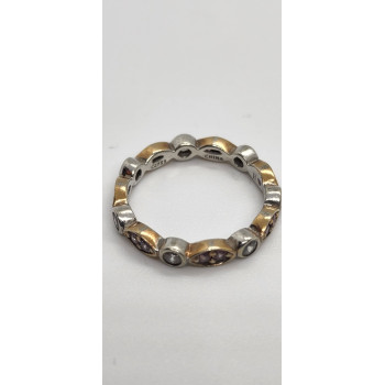 925 Sterling Silver CZ Ring Size 7