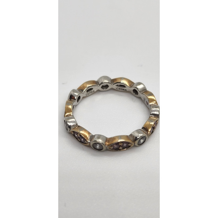 925 Sterling Silver CZ Ring Size 7