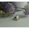 925 Sterling Silver Mother Of Pearl Ring Size 6.5