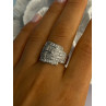 925 Sterling Silver Belt CZ Ring Size 9