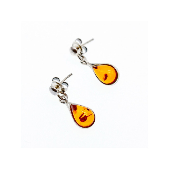 925 Sterling Silver Amber 