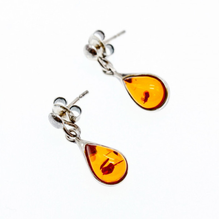 925 Sterling Silver Amber 