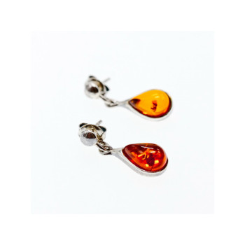 925 Sterling Silver Amber 