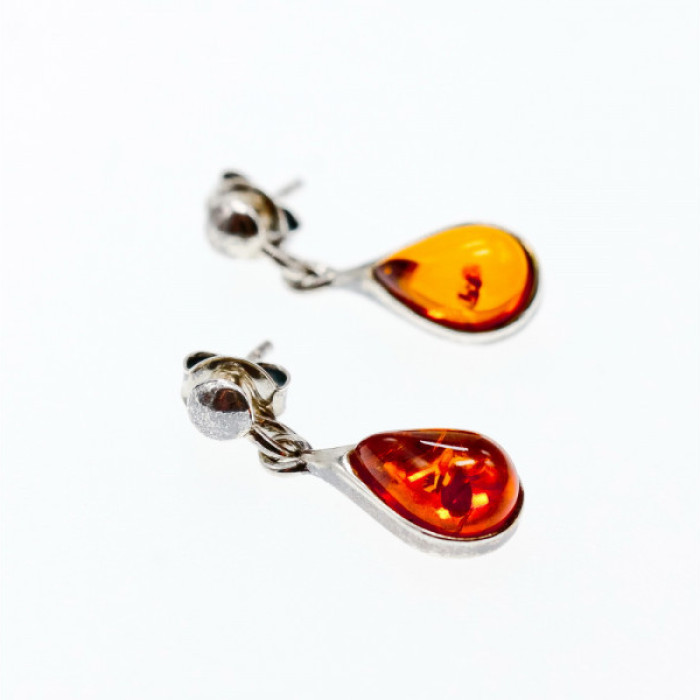 925 Sterling Silver Amber 