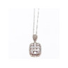 925 Sterling Silver CZ Chain with Pendant