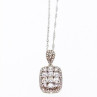 925 Sterling Silver CZ Chain With Pendant