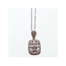 925 Sterling Silver CZ Chain with Pendant