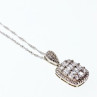 925 Sterling Silver CZ Chain With Pendant