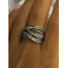 Elegant Design 925 Sterling Silver White Topaz Ring Size 9