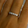 Paj 925 Sterling Silver White Topaz Ring Size 8