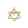 14K YELLOW GOLD STAR OF DAVID PENDANT