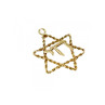 14K YELLOW GOLD STAR OF DAVID PENDANT