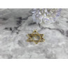 14K YELLOW GOLD STAR OF DAVID PENDANT