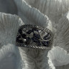 925 Sterling Drop Silver Leaf Design Ring Size 10