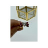 925 Sterling Silver Gold Plated Spinel & CZ 