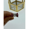 925 Sterling Silver Gold Plated Spinel & CZ 