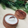 925 Sterling Silver Garnets Ring Size 9