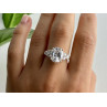 925 Sterling Silver CZ Ring Size 9