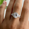 925 Sterling Silver CZ Ring Size 9