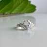 925 Sterling Silver CZ Ring Size 9