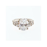 925 Sterling Silver CZ Ring Size 9