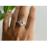 925 Sterling Silver CZ Ring Size 9