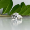 925 Sterling Silver CZ Ring Size 9