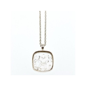 925 Sterling Silver CZ Chain with Pendant