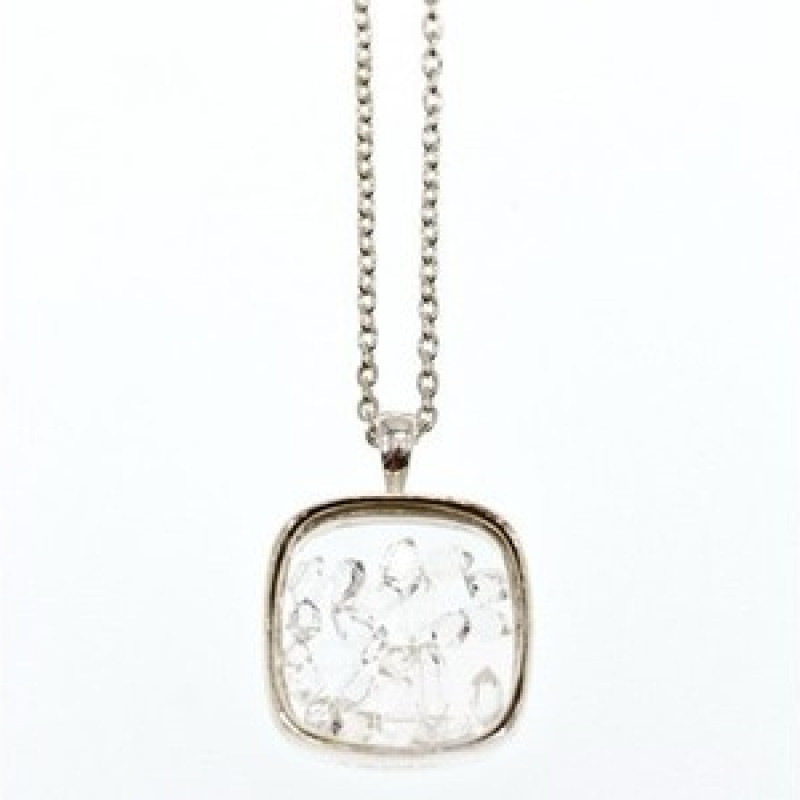 925 Sterling Silver CZ Chain With Pendant