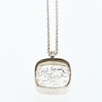 925 Sterling Silver CZ Chain With Pendant