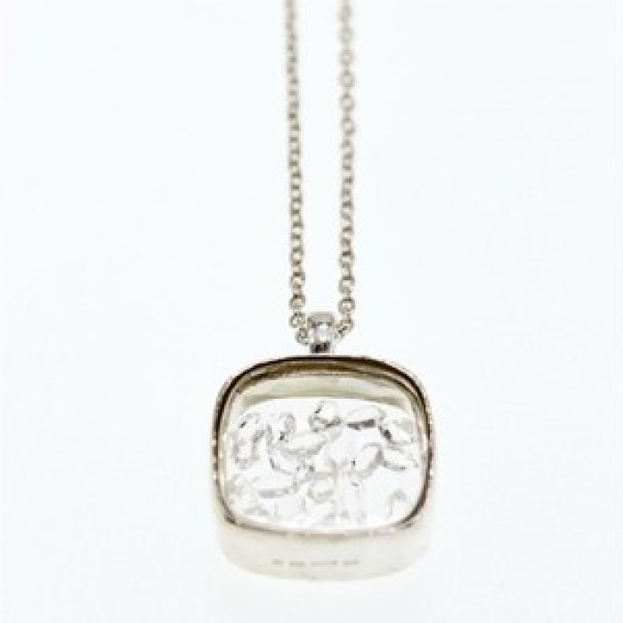 925 Sterling Silver CZ Chain With Pendant