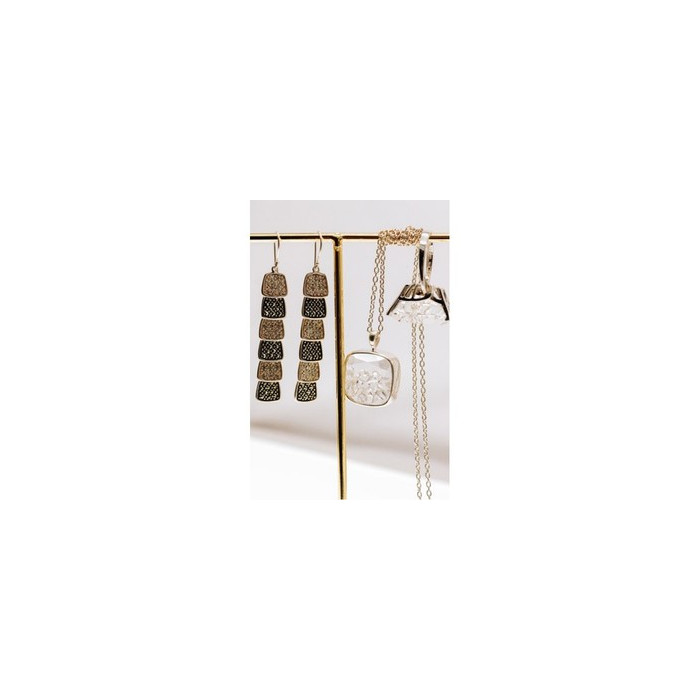 925 Sterling Silver CZ Chain with Pendant