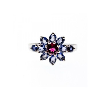 925 Sterling Silver Spinel & Tanzanite 