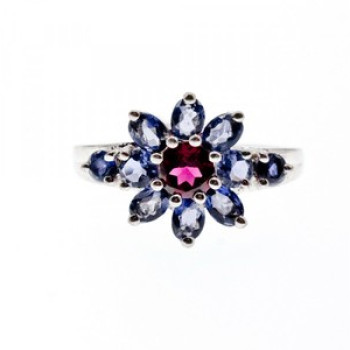 925 Sterling Silver Spinel & Tanzanite 