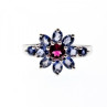 925 Sterling Silver Spinel & Tanzanite 