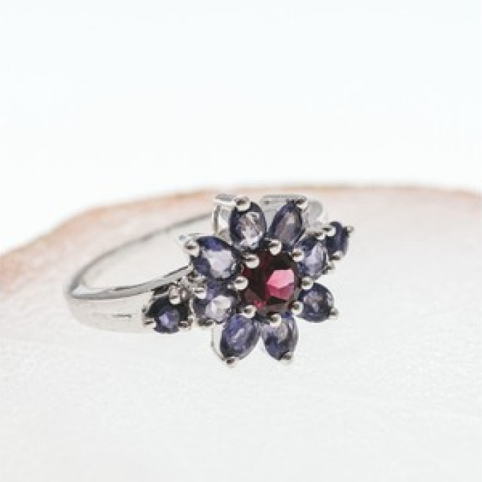925 Sterling Silver Spinel & Tanzanite 