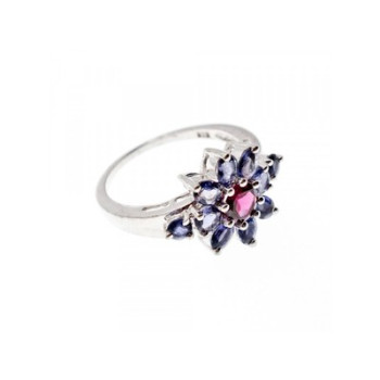925 Sterling Silver Spinel & Tanzanite 